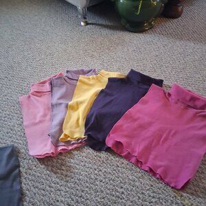 Women's set of 5 dickies turtleneck inserts